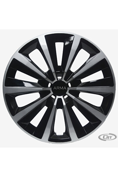 OTOCİRİT Jant Kapağı Siyah-Gri Kırılmaz 15" Express Model (Amblem Hediyeli) (...