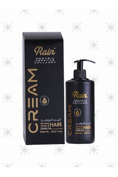 Rain Protein, Keratin Kolajen Durulama Istemeyen Saç Krem 500 ml