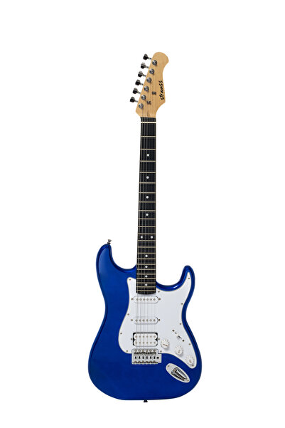 Strauss St-20hhssb-bl Elektro Gitar-metalik Mavi
