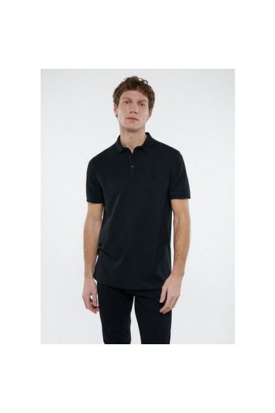 Mavi Ανδρικό μπλουζάκι μαύρο M066157-900 Polo Neck