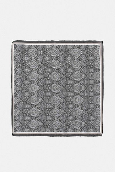 Antioch Black Patterned Scarf