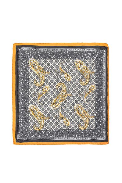Antioch Orange Colored Ethnic Patterned Scarf