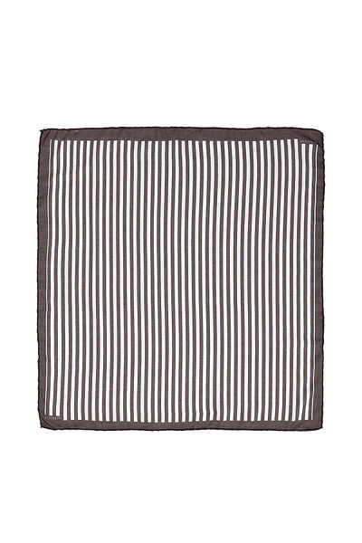 Antioch Black Striped Scarf