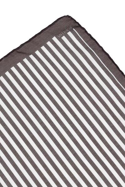 Antioch Black Striped Scarf