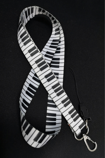 Apptakı Piyano Yaka Kartı Aksesuar Boyun İpi Boyun Aski İpi Telefon Askısı - ...