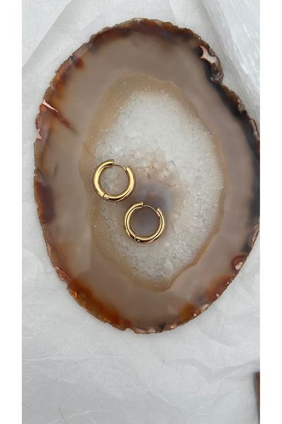 Doğaltaş Masalları Steel Earrings