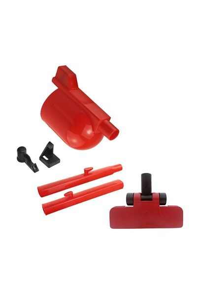 Koyuncu P 1200 Practical Vacuum Cleaner Red Complete Set