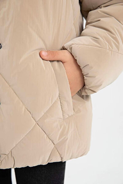 DeFacto Kız Çocuk Mont Taş Su Itici A0839a8/bg203