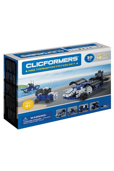 CLICFORMERS مجموعة النقل الصغيرة - 30 قطعة