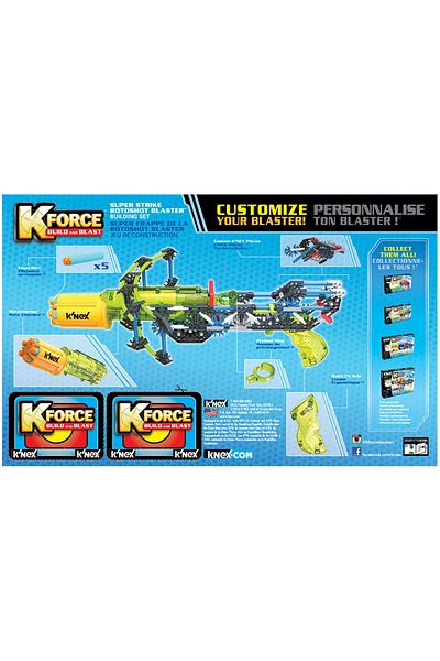K'nex K Nex K-Force Super Strike Rotoshot Blaster Building Set 47009