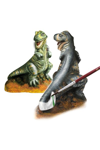 SES Creative Set creativ de modelat și pictat - T-rex