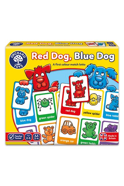 Orchard Toys Orchard Red Dog Blue Dog - 2-5 Years 044 Model Kocak
