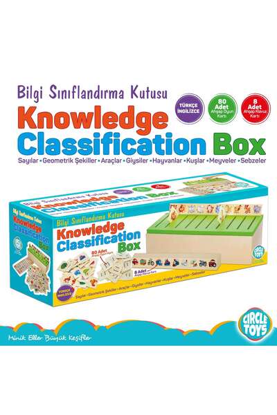Circle Toys Wooden Information Classification Box