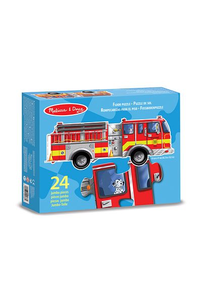 Melissa & Doug Melissa And Doug Dev Yer Yapbozu - Itfaiye Aracı (24 PARÇA)