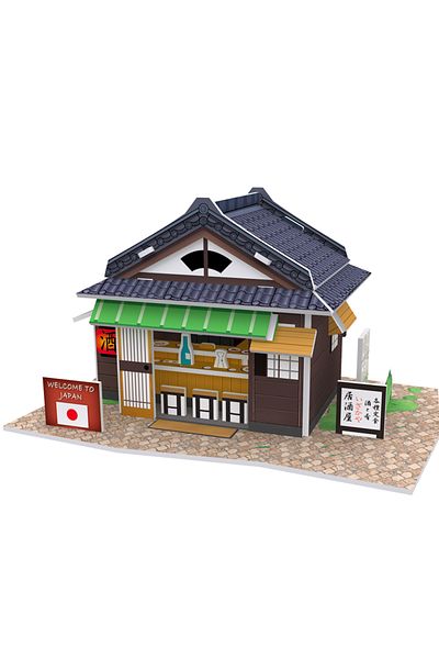 Cubic Fun 25 Piece 3D Puzzle - Japanese Izakaya