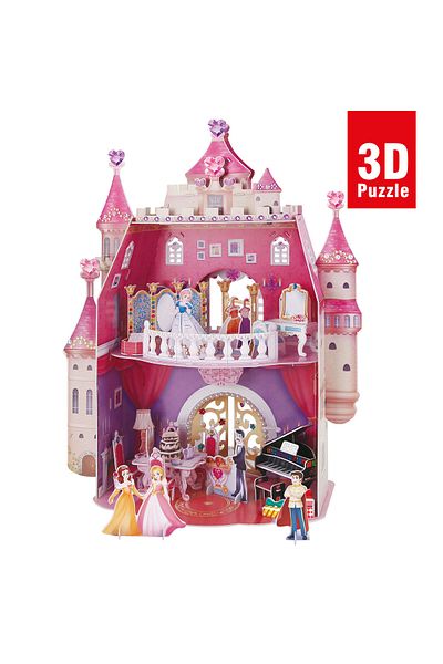 Cubic Fun 3d Puzzle Prenses Doğumgünü Şatosu