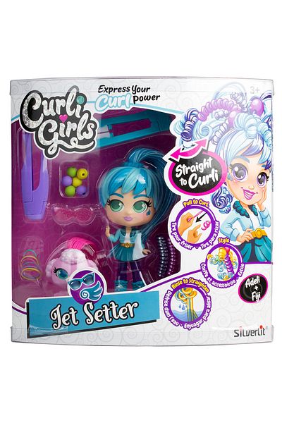Silverlit مجموعة Curli Girls للأطفال والحيوانات مكونة من قطعتين - Adeli وFiji
