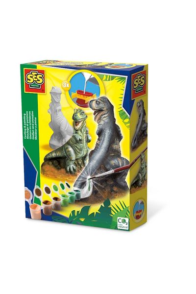 SES Creative Set creativ de modelat și pictat - T-rex