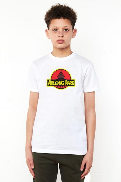 Tshirthane One Piece Anime Arlong Park Λευκό παιδικό μπλουζάκι ποδηλασίας