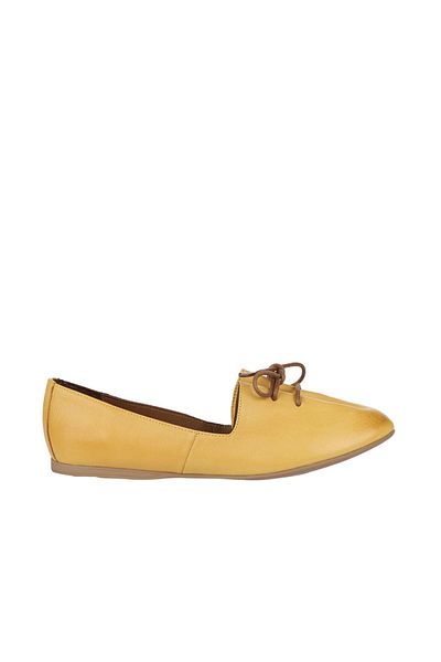Bueno Shoes Balerini de dama din piele galbena - model 01wl1237