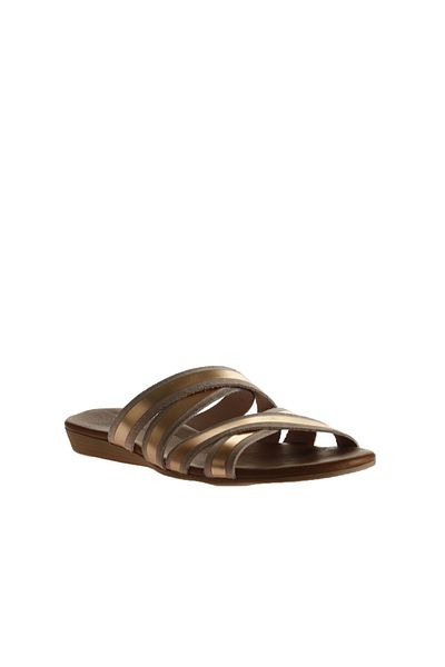 Bueno Shoes Γυναικείες παντόφλες Bright Powder Leather - Flat Design 01wu7424
