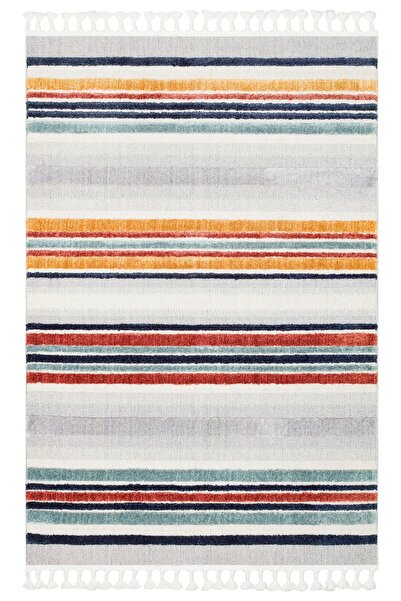 Eko Halı Terazzo 02 Multy Hav Toz Vermez Yumuşak Dokulu Etnik Örgü Desenlere ...