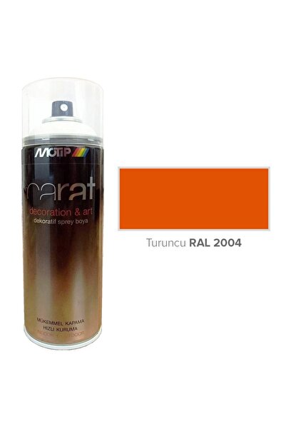 Genel Markalar Carat Ral 2004 Turuncu Parlak Akrilik Sprey Boya 400 Ml. Germany