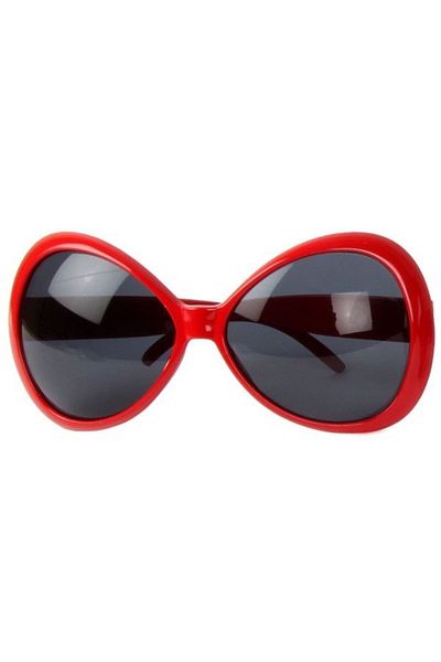 nuit dose 70's Years Red Color Nostalgia Green Pine Party Glasses 15X7 cm