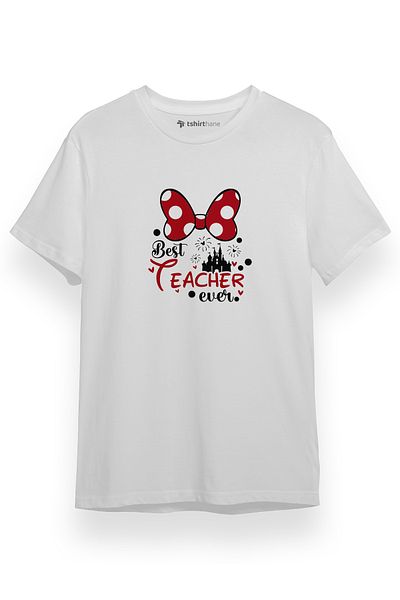 Tshirthane Ο καλύτερος δάσκαλος που έχει υπάρξει Λευκό κοντομάνικο ανδρικό μπλουζάκι