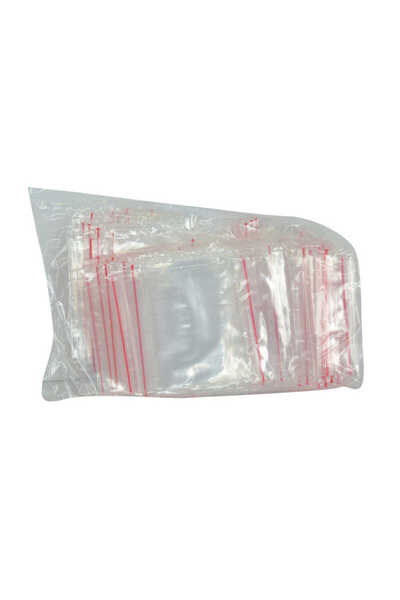 MarDyHome حقيبة قفل من النايلون مقاس 6 × 7 سم شفافة 100 قطعة عبوة واحدة