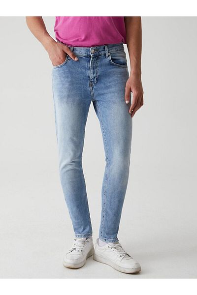 Ltb Marcelio Κανονική μέση στενό πόδι Skinny παντελόνι Jean