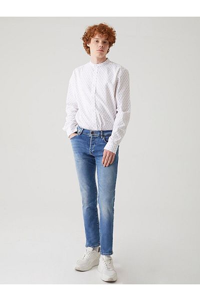 Ltb Pantaloni de jeans super slim cu talie joasă Enrico