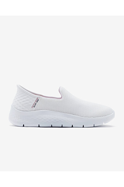 SKECHERS GO WALK FLEX - RELISH Pantofi albi de mers pentru femei 124963TK OFWT