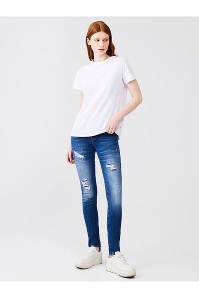 Ltb Pantaloni de piele Molly M Mid Rise