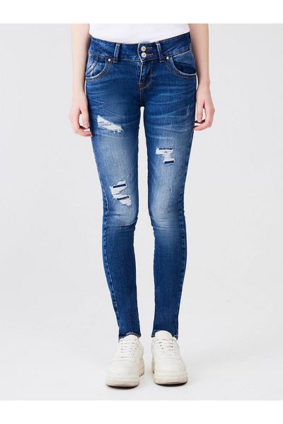 Ltb Pantaloni de piele Molly M Mid Rise