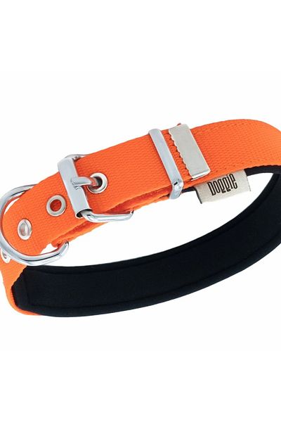 SAVEX Doggie Comfort Woven Bone Collar Orange 2.5*37-45 cm (Dsbt-2562 m)