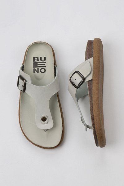 Bueno Shoes Γυναικείες σαγιονάρες Khaki Nubuck - 01ws11002