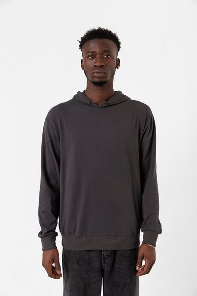 Tshirthane Φούτερ Smoked Basic Oversize Ανδρική κουκούλα με κουκούλα 3 νημάτων