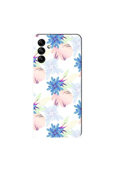 Zebana حافظة متوافقة مع هاتف سامسونج جالاكسي A04S حافظة سيليكون زهور الربيع 6...