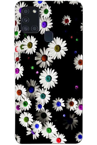 Dara Aksesuar حافظة سيليكون متوافقة مع هاتف سامسونج جالاكسي A21s ( مطبوع )