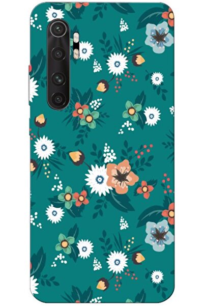 Zebana Xiaomi Mi Note 10 Lite Uyumlu Kılıf Bahar Çiçekleri 2 Silikon Kılıf (B...