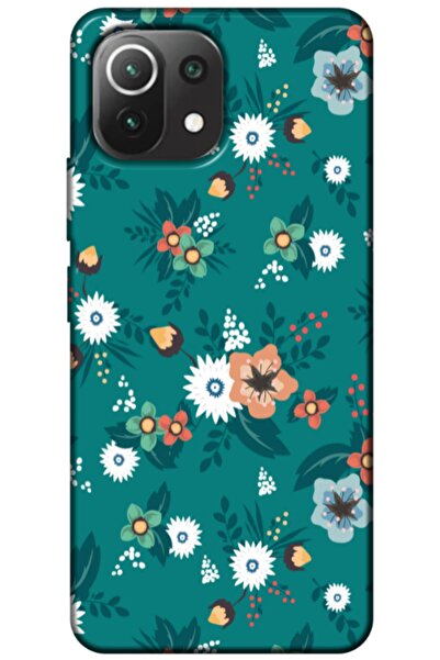 Zebana حافظة متوافقة مع هاتف Xiaomi Mi 11 Lite من السيليكون Spring Flowers 2 ...
