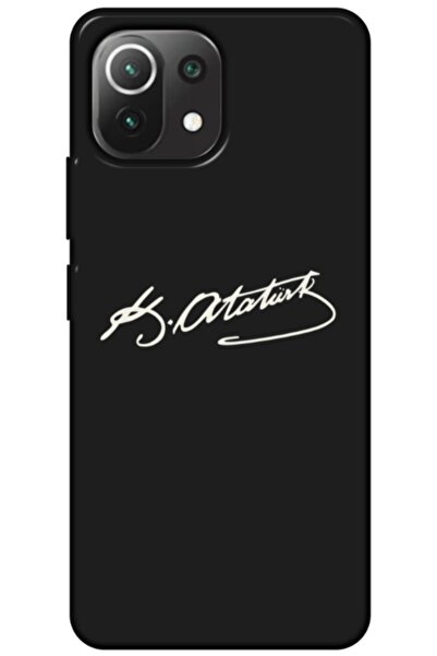 Dara Aksesuar حافظة سيليكون متوافقة مع هاتف Xiaomi Mi 11 Lite بتوقيع أتاتورك ...