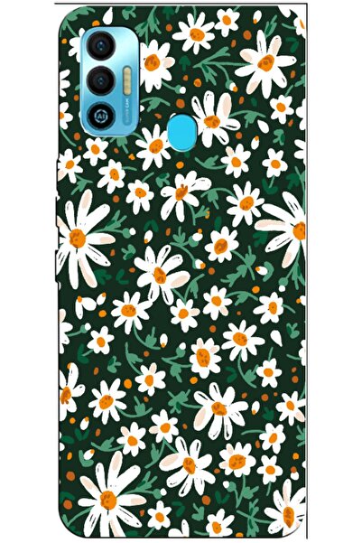 Zebana حافظة متوافقة مع هاتف TECNO Spark 7T من Spring Flowers 4 حافظة من السي...