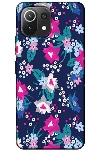 Zebana حافظة متوافقة مع هاتف Xiaomi Mi 11 Lite من السيليكون Spring Flowers 3 ...