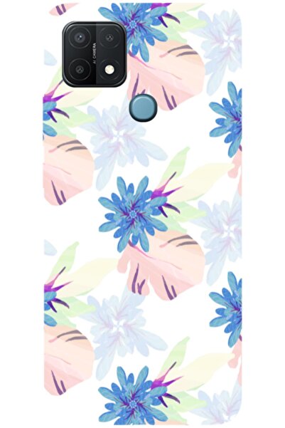 Dara Aksesuar حافظة متوافقة مع هاتف اوبو A15 حافظة سيليكون بتصميم زهور الربيع...