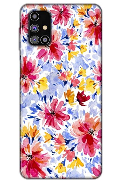 Dara Aksesuar حافظة متوافقة مع هاتف سامسونج جالاكسي M31s، حافظة سيليكون بتصمي...