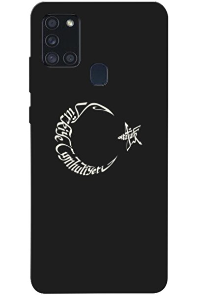 Dara Aksesuar حافظة متوافقة مع هاتف سامسونج جالاكسي A21s حافظة من السيليكون ع...