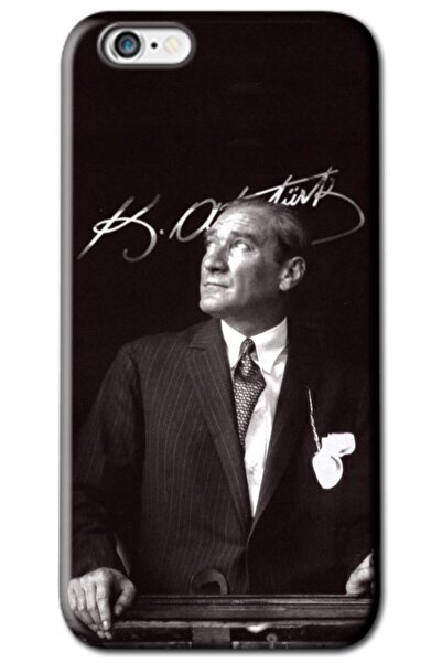 Zebana Apple iPhone 6 Plus Compatible Case Mustafa Kemal Atatürk Silicone Cas...