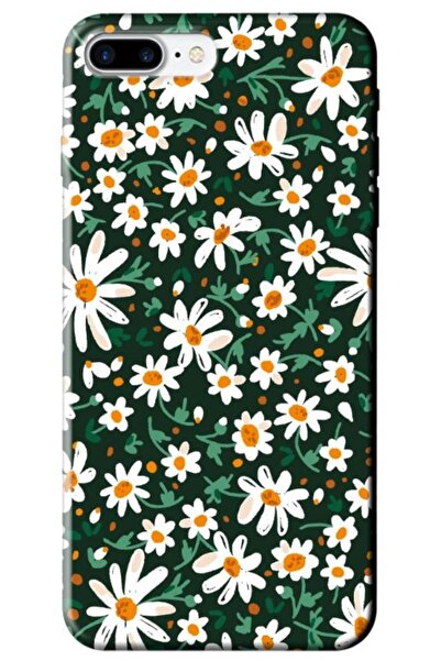 Zebana Apple iPhone 7 Plus Compatible Case Spring Flowers 4 Silicone Case (Pr...